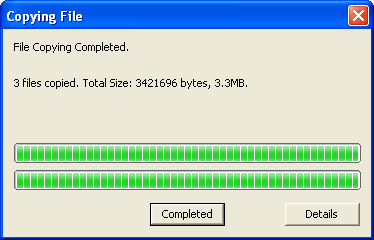 Copy File Complete
