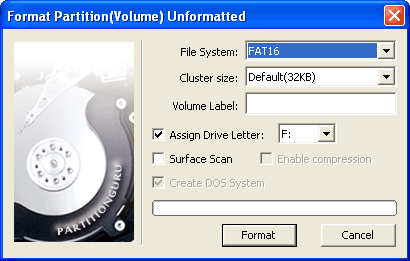 Format Partition